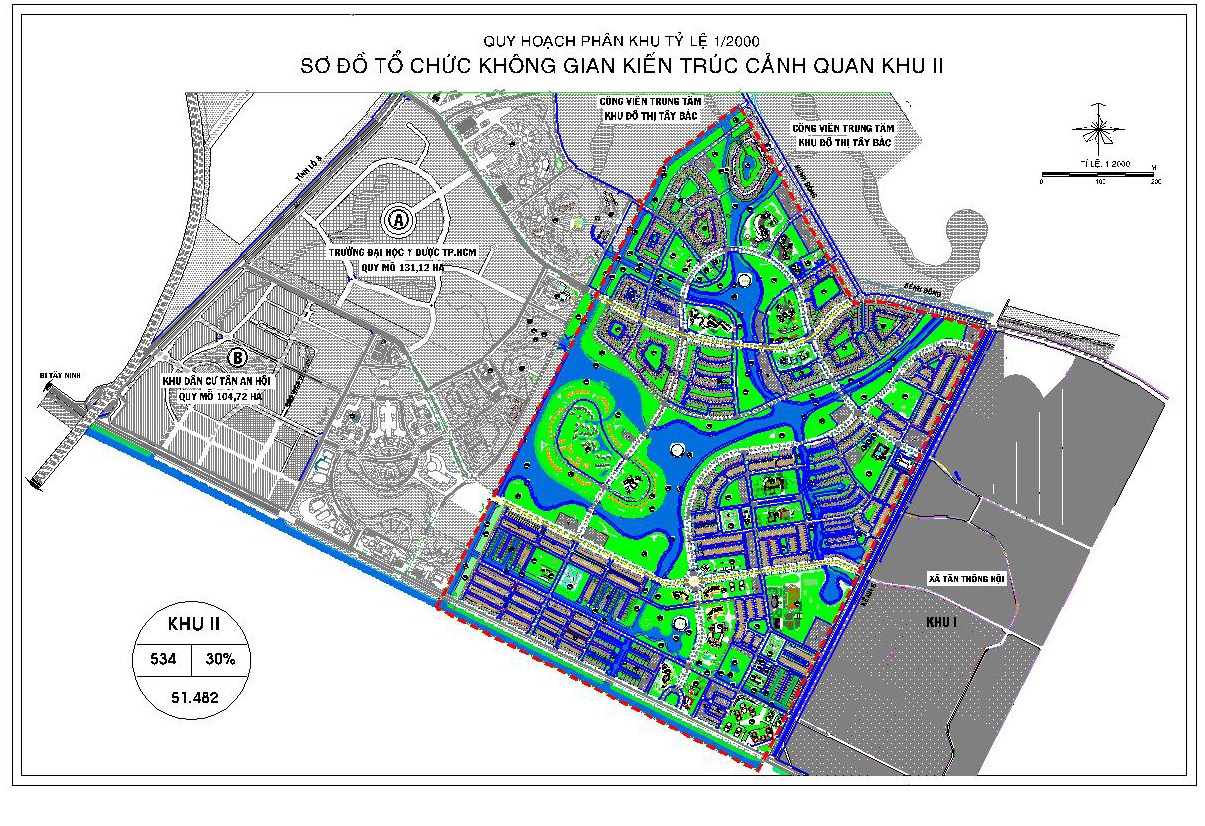 Phân khu chức năng số 2 Dự án Khu đô thị Vincity Hóc Môn